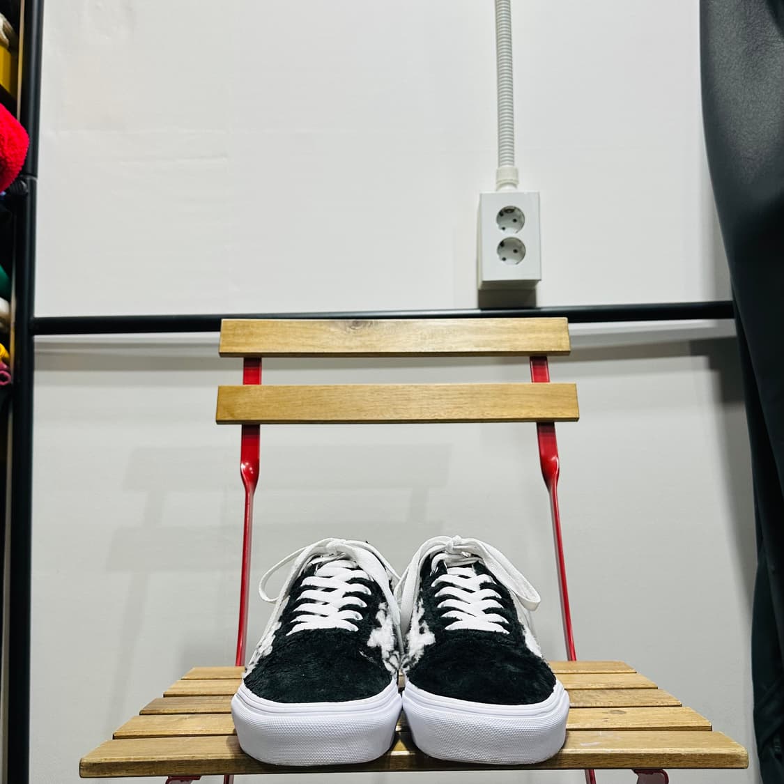 260) 반스 운동화 남성 남자 올드스쿨 체커보드 퍼 블랙 화이트 상품이미지2