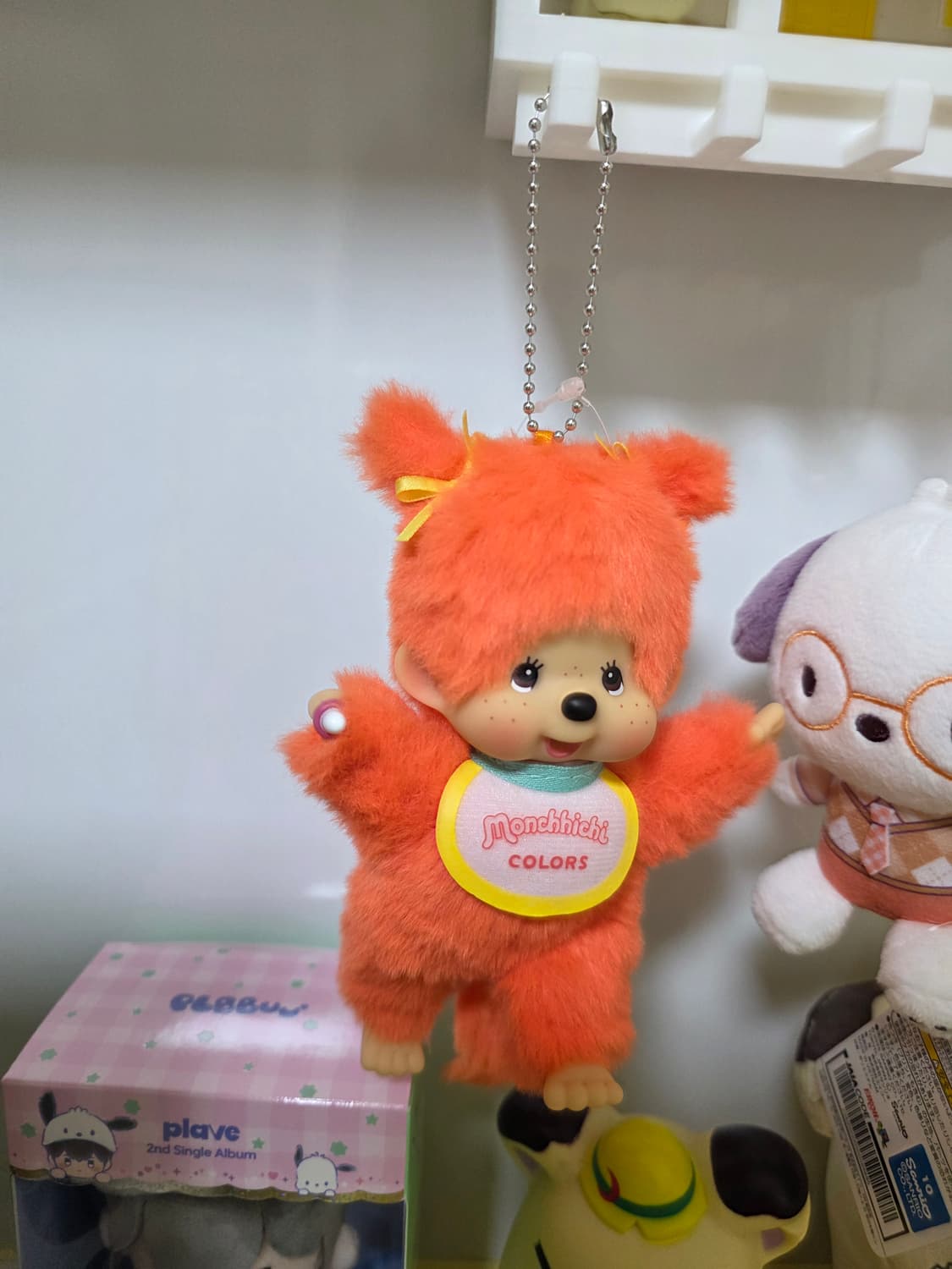 관절 커스텀 몬치치 키링 오렌지 양갈래 상품이미지4