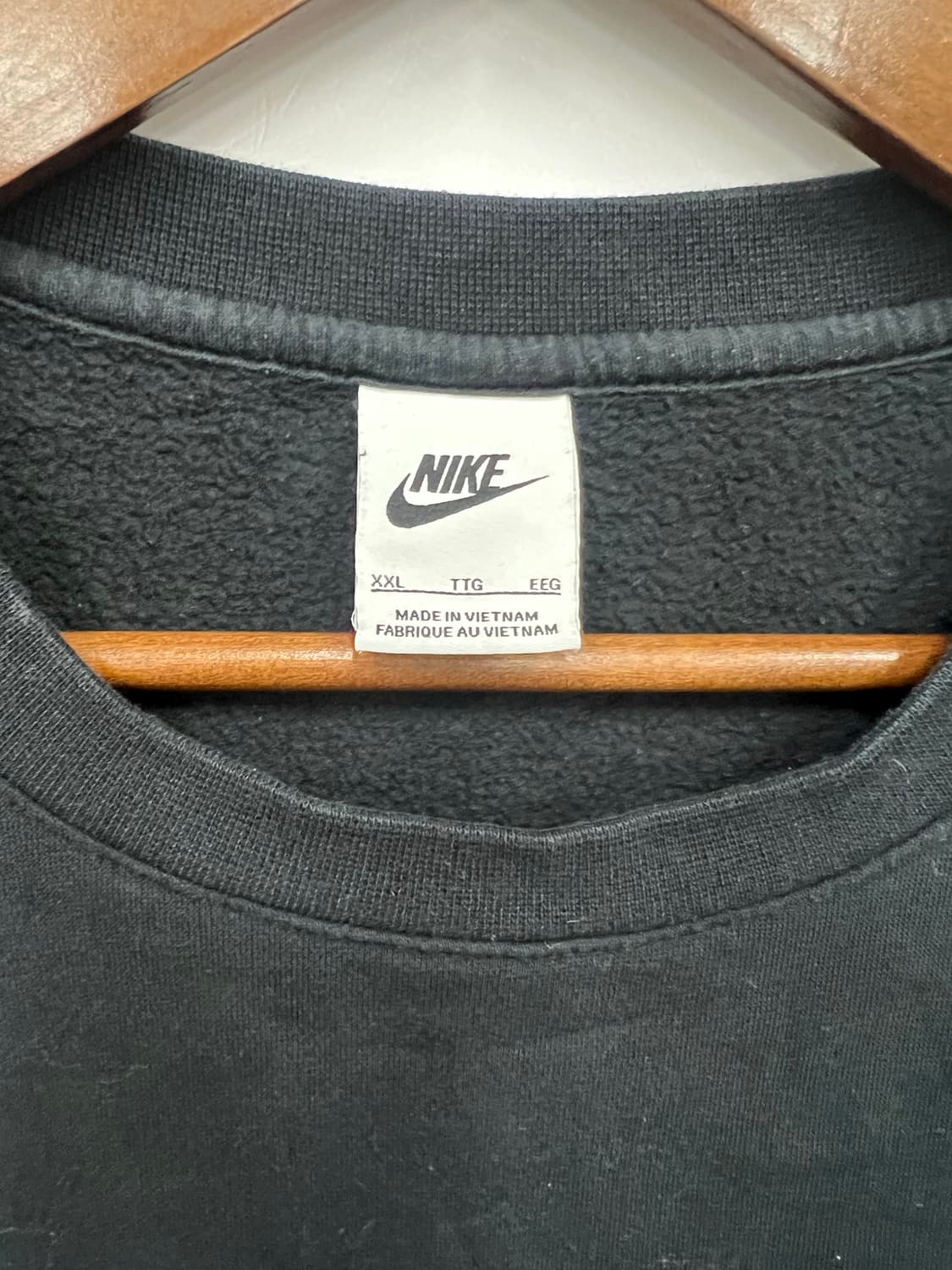 나이키 블랙 맨투맨 상품이미지2