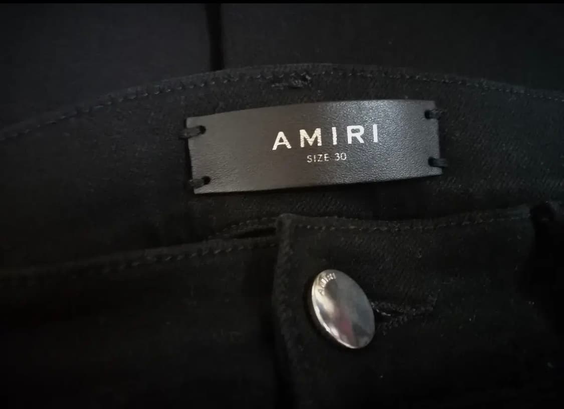 AMIRI 아미리 아트 패치 진 블랙 상품이미지7