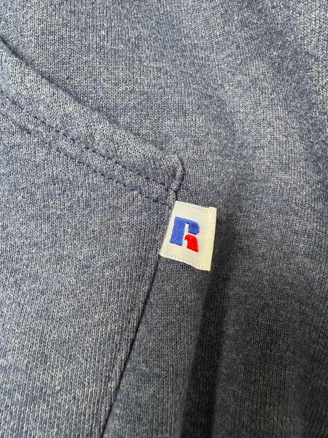 90s Russell Zip Up Hoodie (charcoal blue 상품이미지5