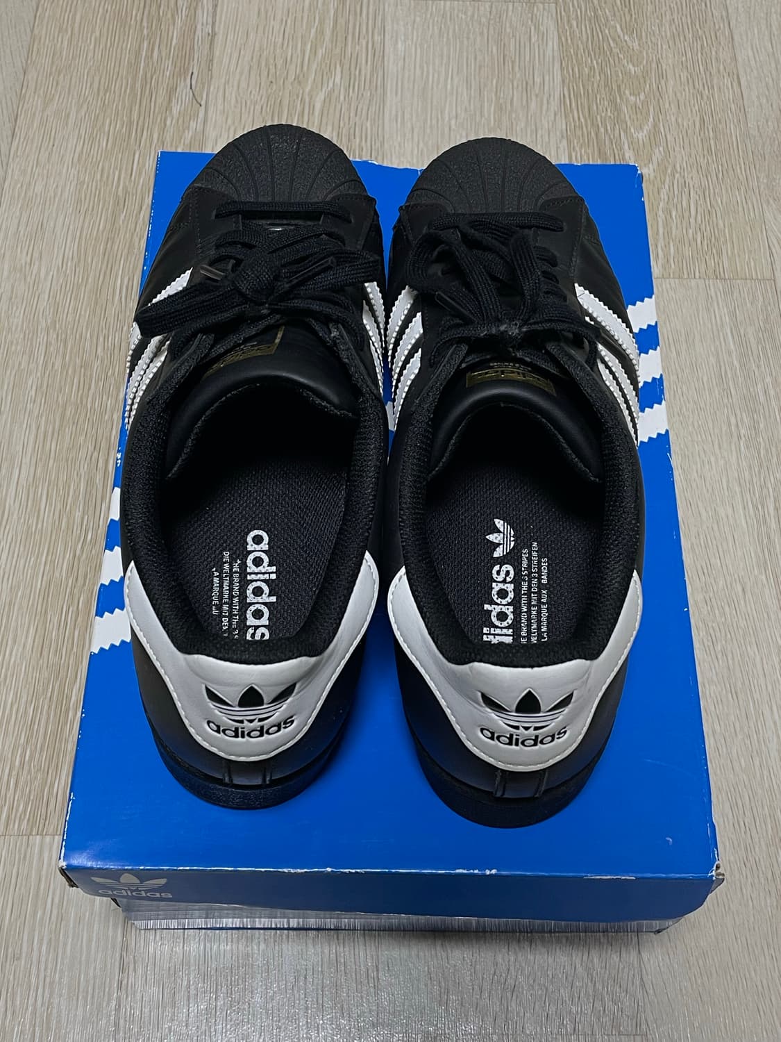 아디다스 슈퍼스타 코어 블랙 화이트 280 상품이미지4