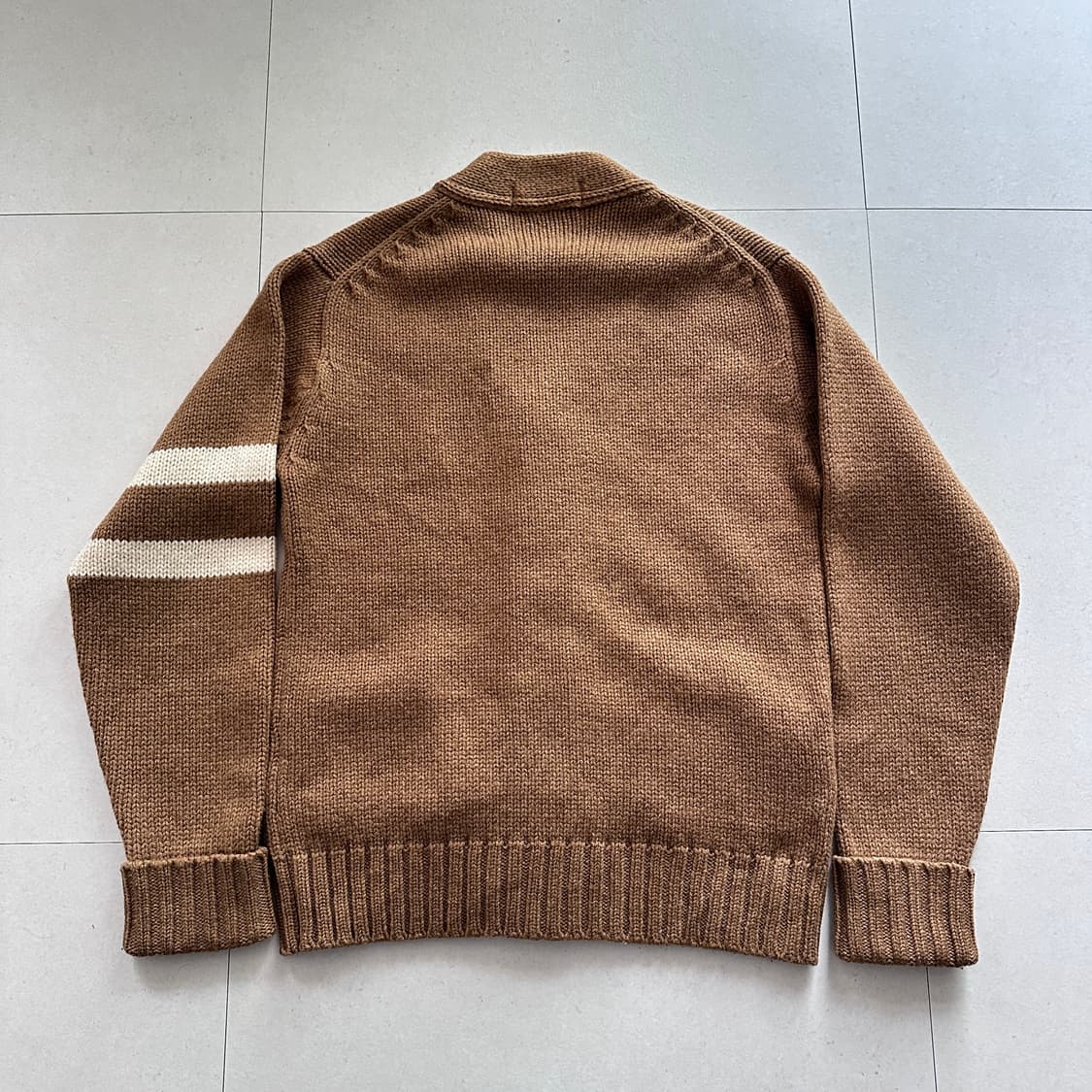 맥그리거 빈티지 레터맨 가디건 L (브라운) 상품이미지7