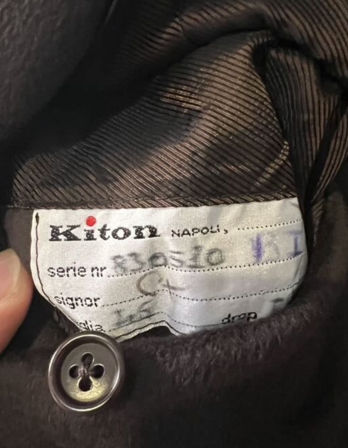 KITON 키톤 싱글코트(콰나코-아르헨티나)46 사이즈-해외발송 상품이미지8