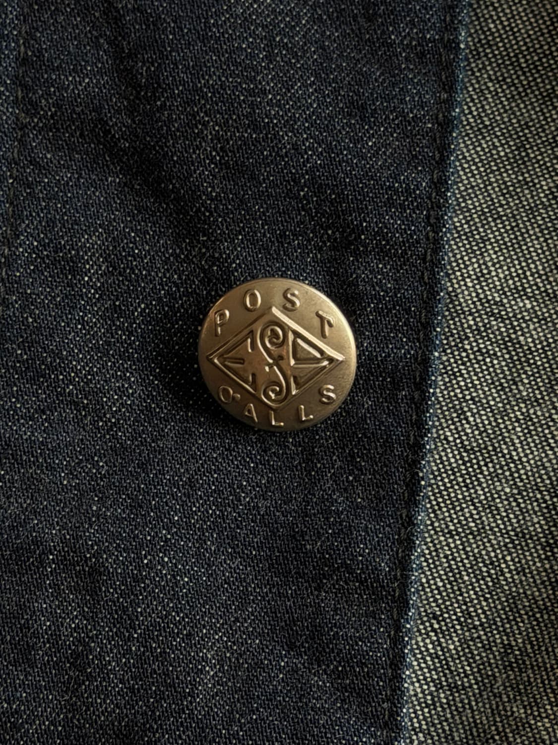 포스트오버올즈 데님 워크 자켓 L 상품이미지8