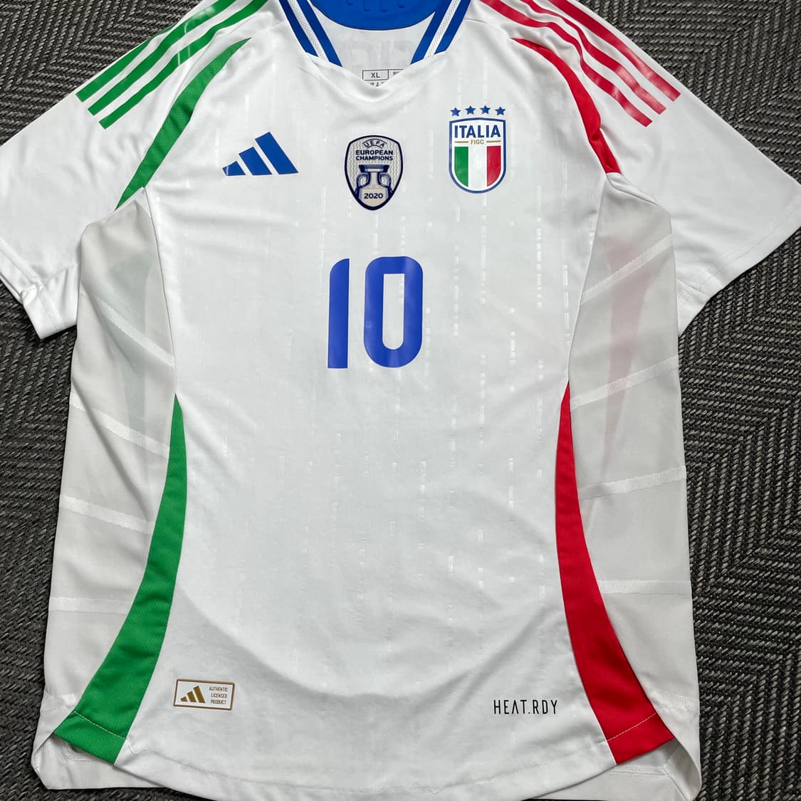 아디다스 이탈리아 어웨이 유로 2020 시즌 인시네 유니폼y 4540 상품이미지3