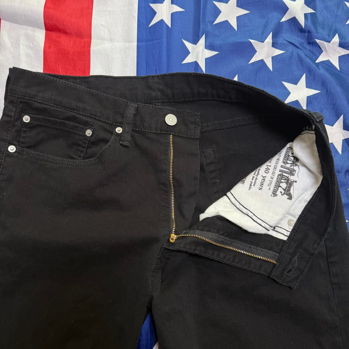 levi's 505 리바이스 505 데님 블랙진 34x32 -18 상품이미지2