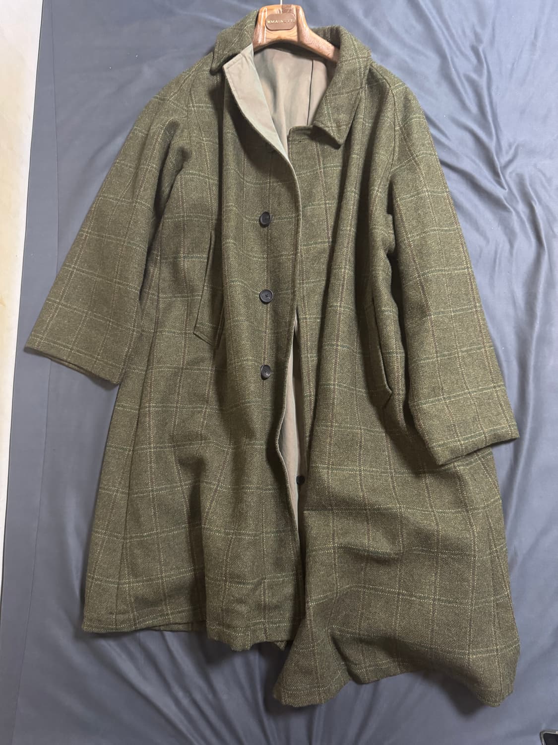 A.presse Tweed Balmacaan Coat 상품이미지3