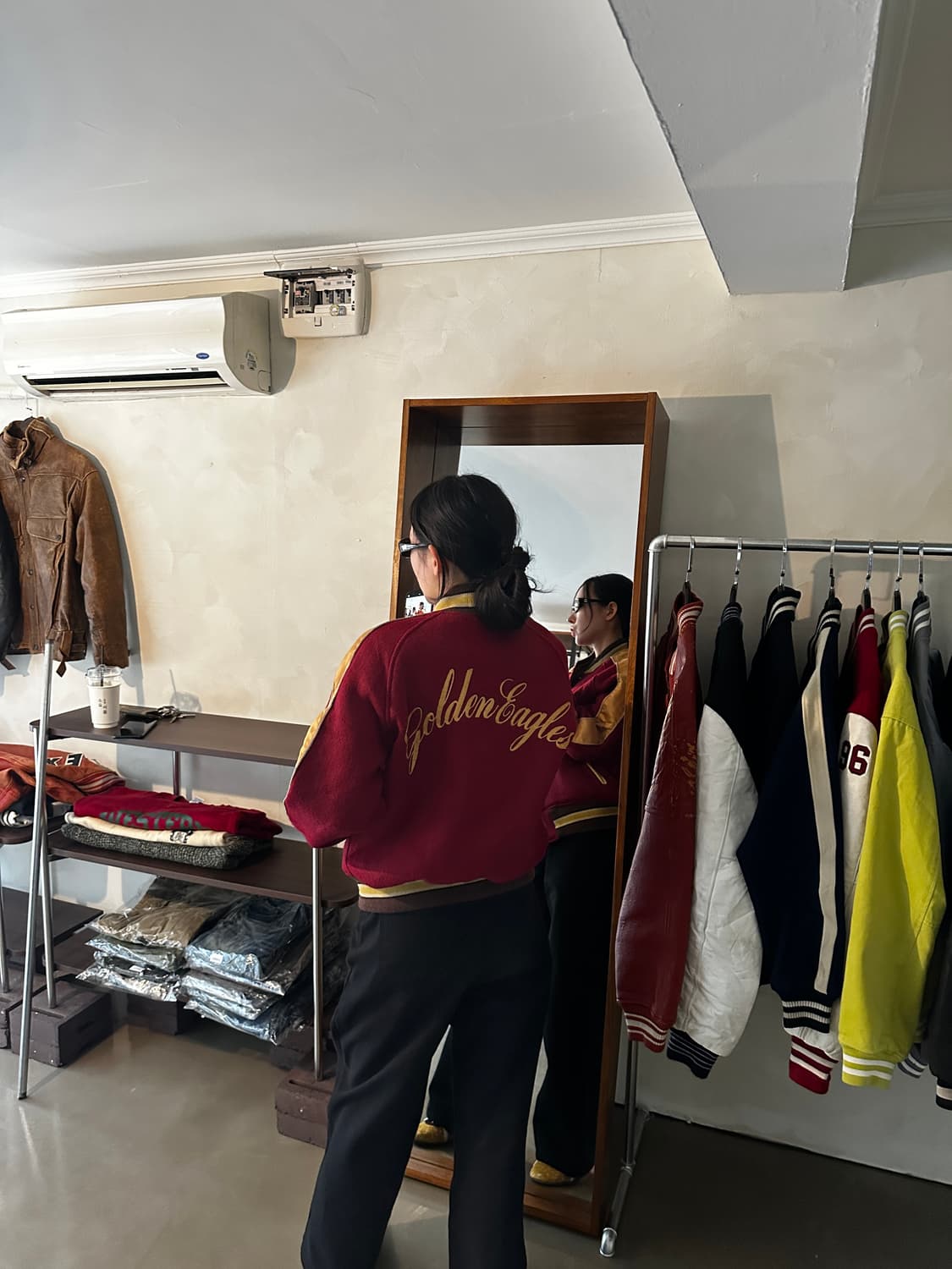 sugarcane 슈가케인 클래식 빈티지 바시티 자켓 스타디움 상품이미지2