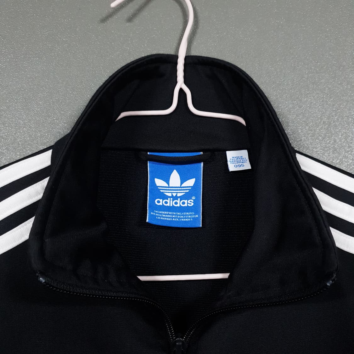 M (95) 아디다스 유로파 파이어버드 트랙탑 져지 자켓 블랙 y2k 상품이미지6