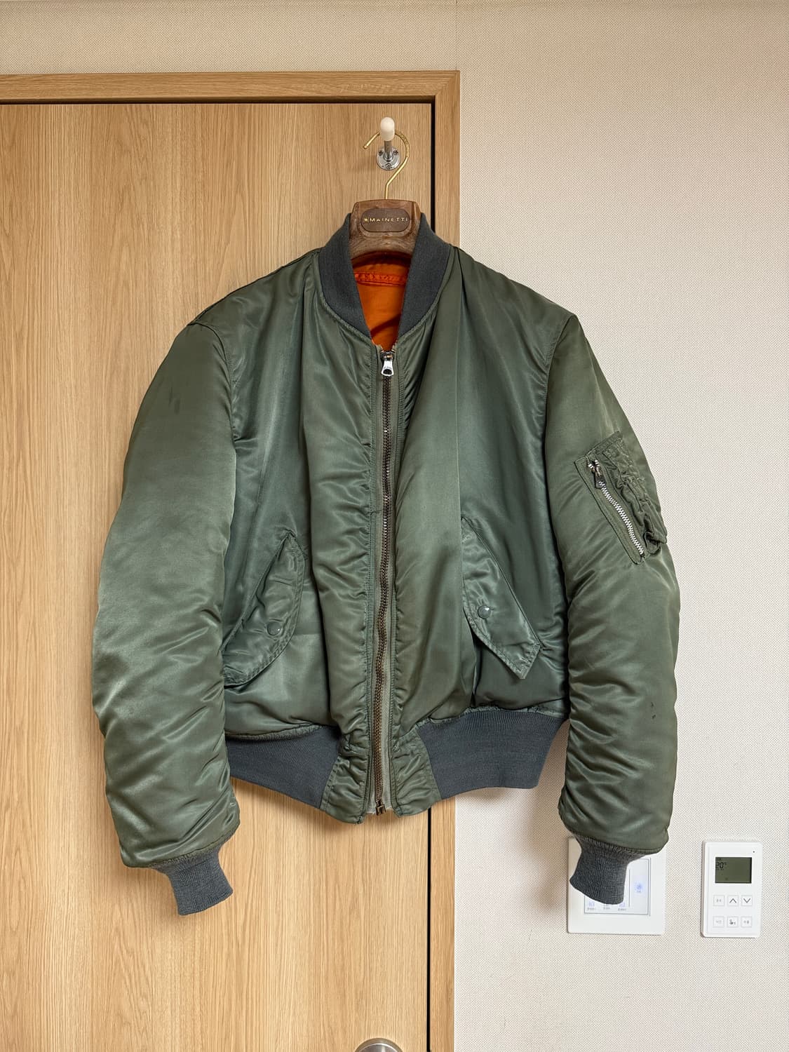 70년대 MA-1 플라이트 자켓 L사이즈 상품이미지1