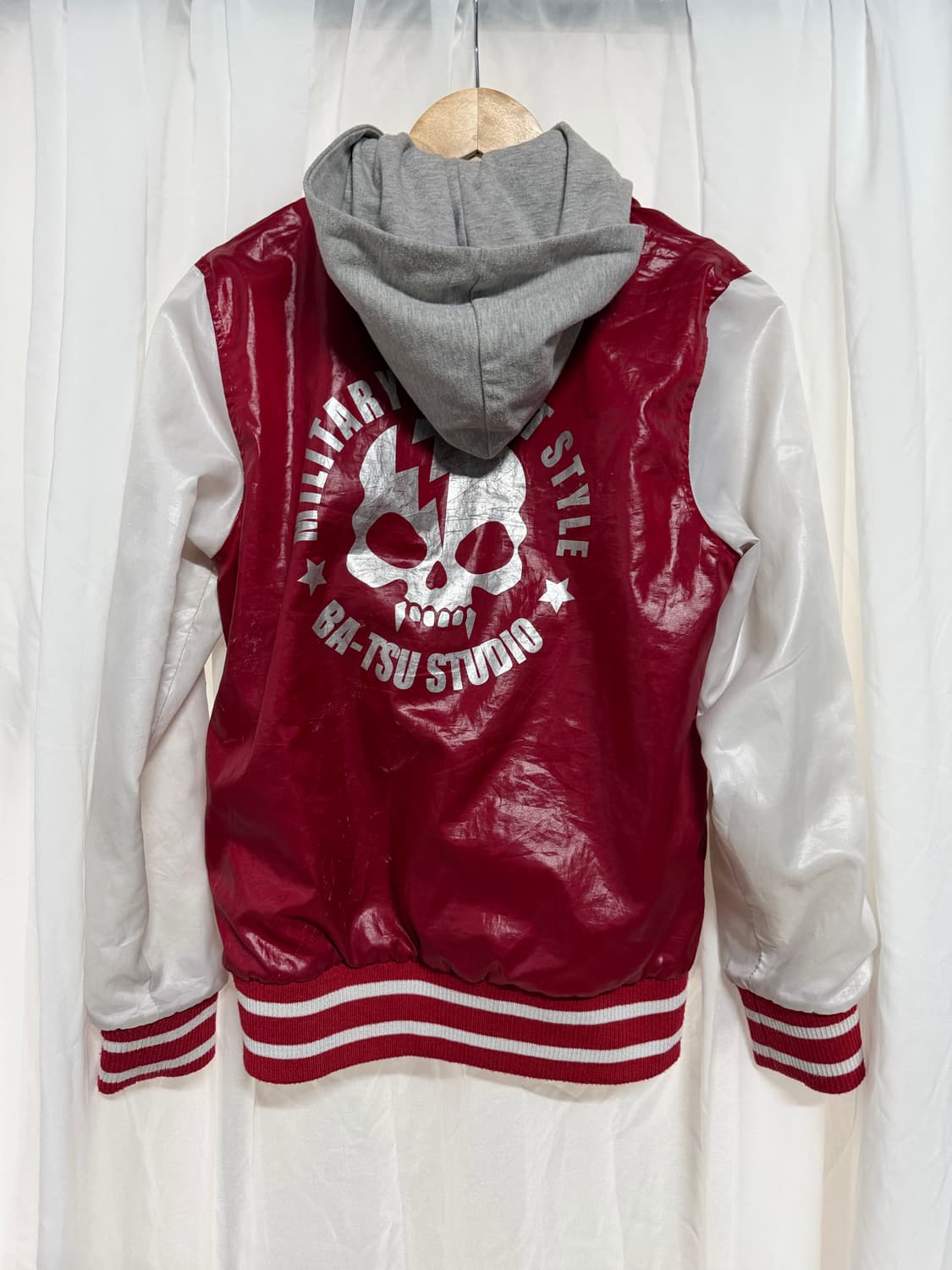 Ba-Tsu Studio Hoodie Red Skull Jacket 상품이미지2