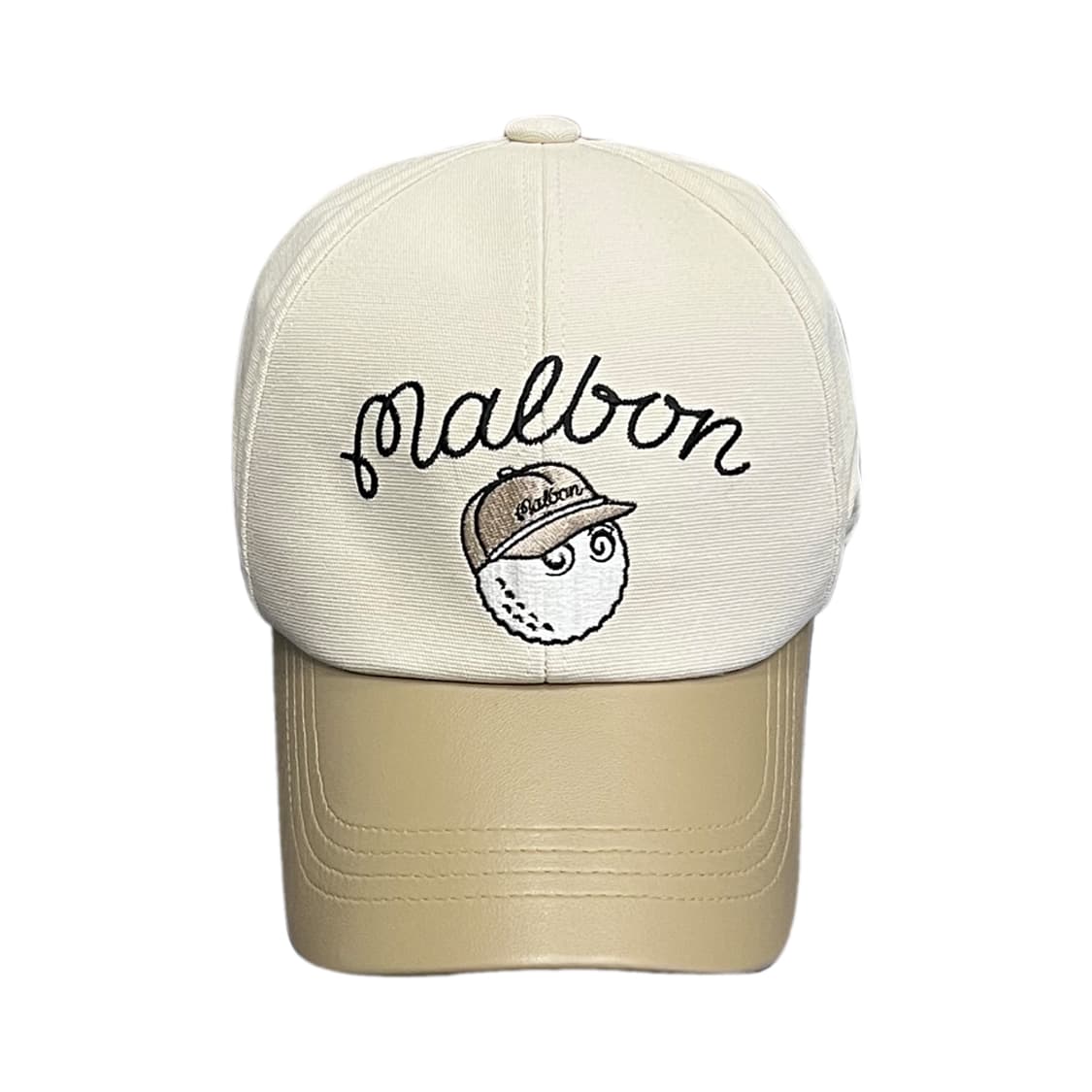 말본 버킷 컬러 블록 볼캡 모자 베이지 국내 매장판 상품이미지2