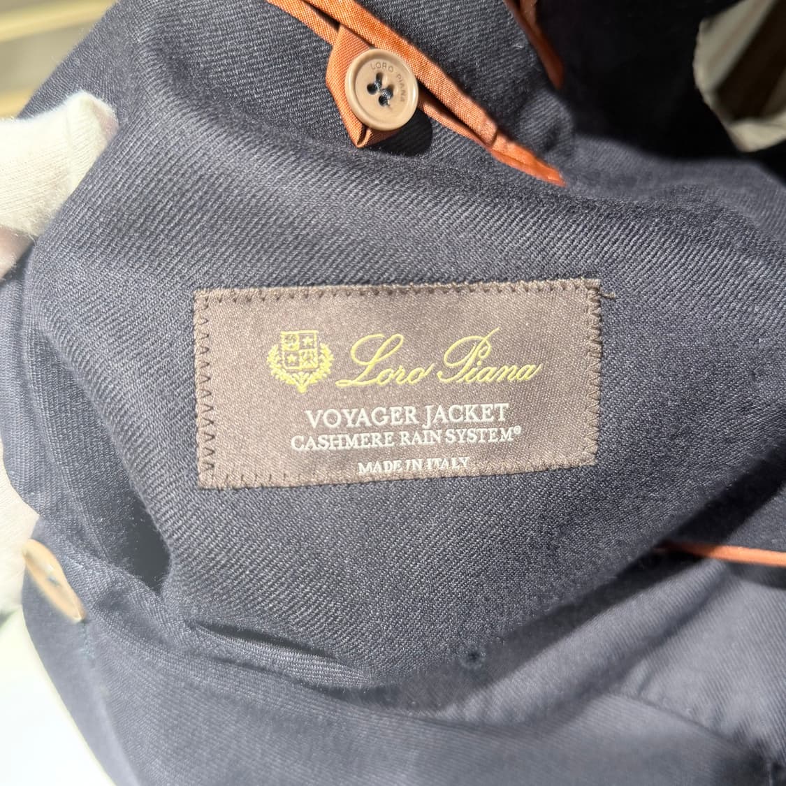 52 / 로로피아나 보야주 캐시미어 네이비 블레이저 상품이미지7