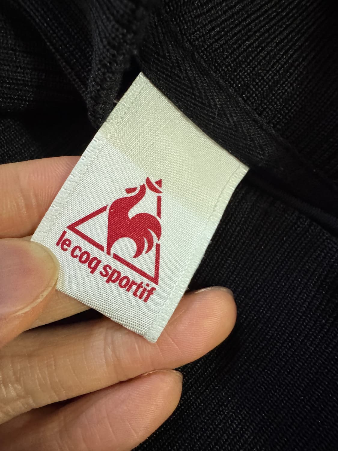 르꼬끄 스포르티브 트레이닝 트랙 집업 져지 L ~ XL 블랙 상품이미지3