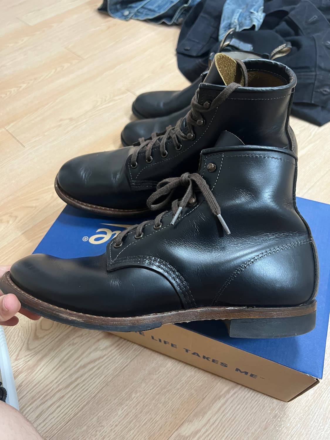 레드윙 벡맨 9060 플랫박스 9D 270 차심레더 상품이미지2