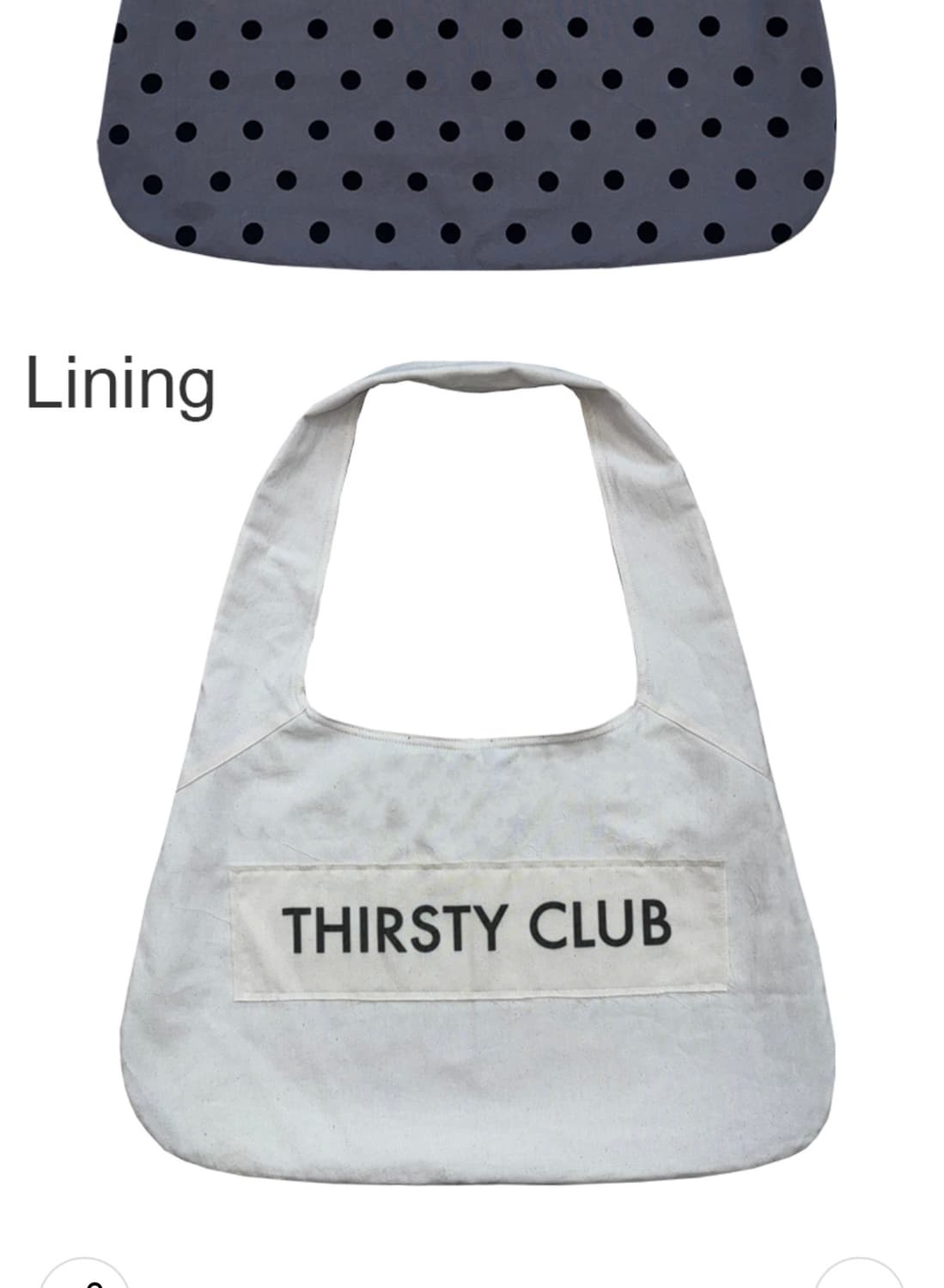 떨스티클럽 도트 백 상품이미지3