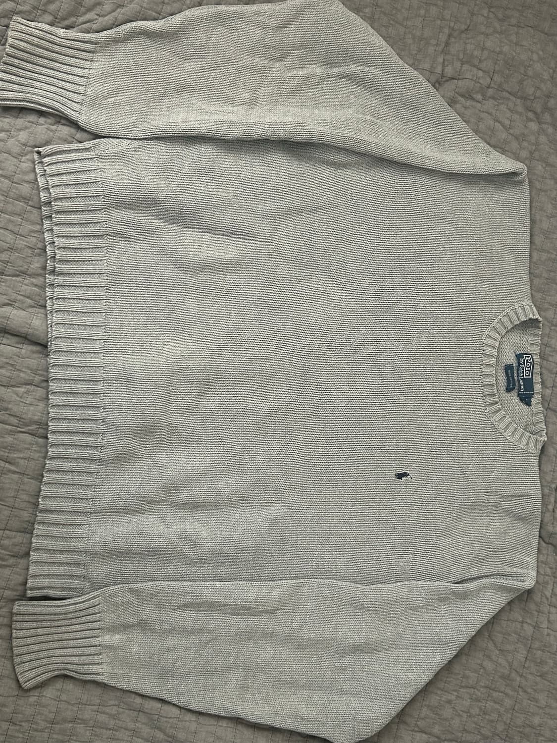 폴로 그레이 니트 상품이미지1