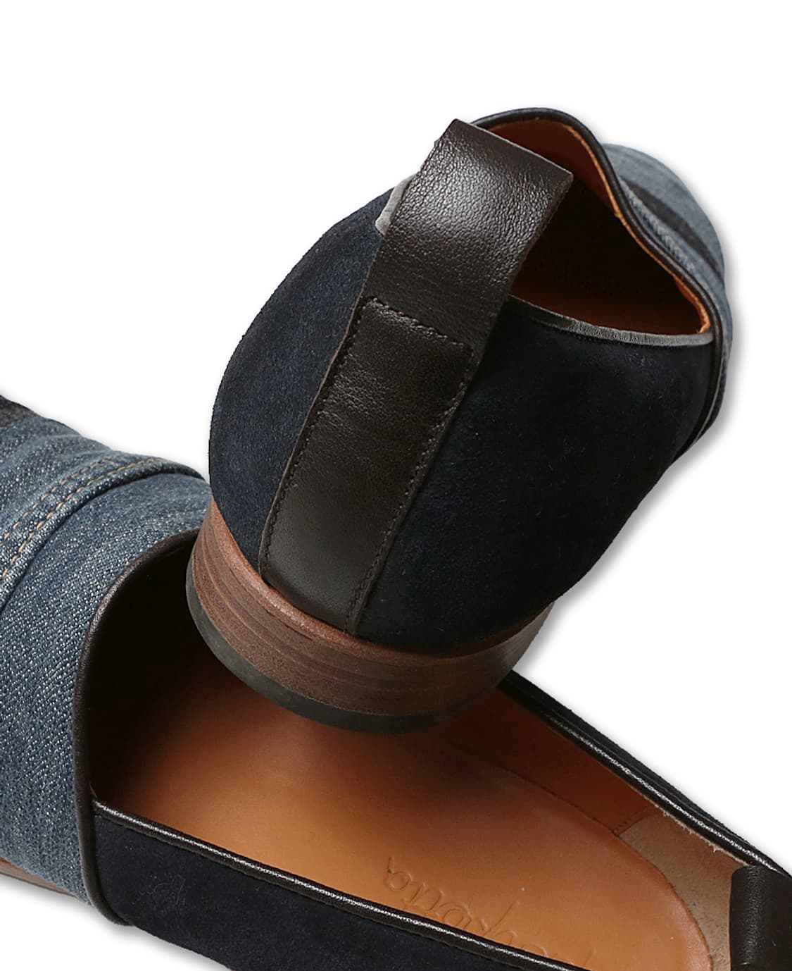 폴페따 [Polpetta] 패치워크 데님 유니크 빈티지 로퍼 상품이미지4