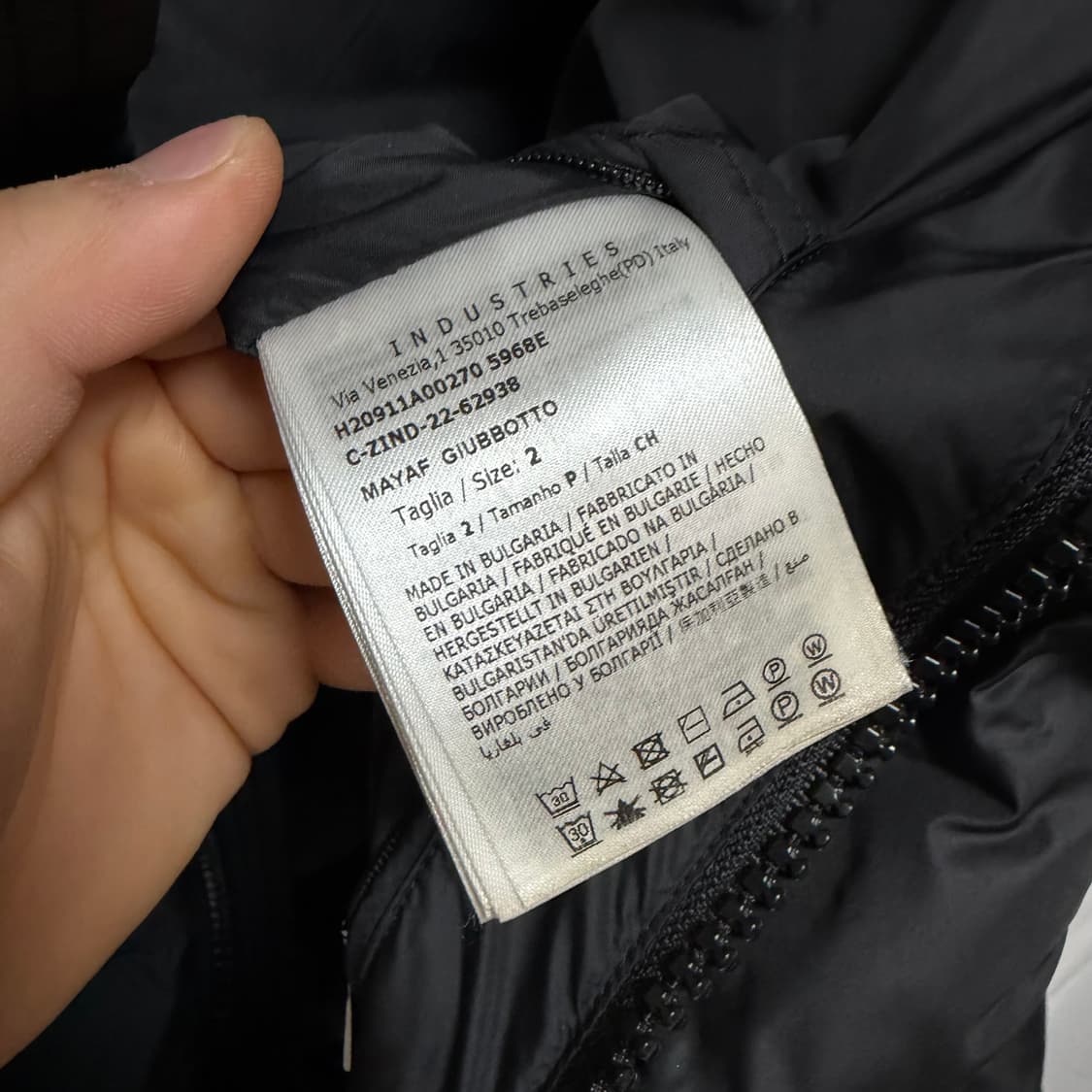 [S급/2] 몽클레어 마야프 패딩 블랙 풀구성 마르크 상품이미지6