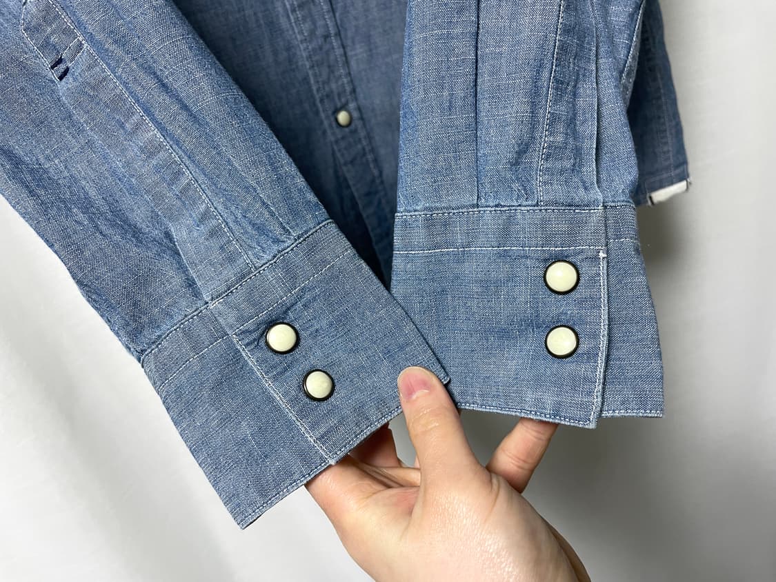 리바이스 남성 웨스턴 샴브레이 셔츠 M, 95 상품이미지4