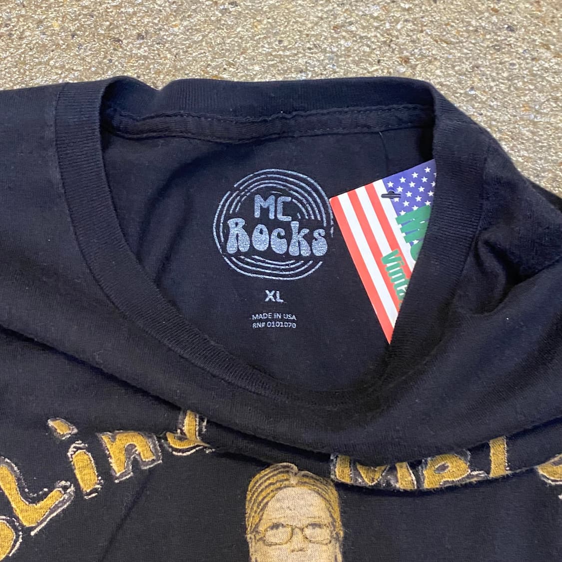 미국 빈티지 밈 BLIND MELON 유머 프린팅 반팔티 락티셔츠 상품이미지4