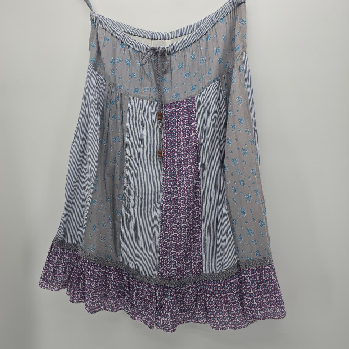 일본빈티지 패치워크 플라워 패턴 스커트 모리걸 상품이미지5