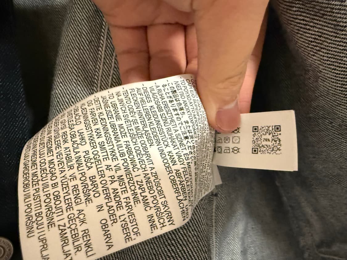 자라 zara 데님자켓 청자켓 xl 상품이미지5