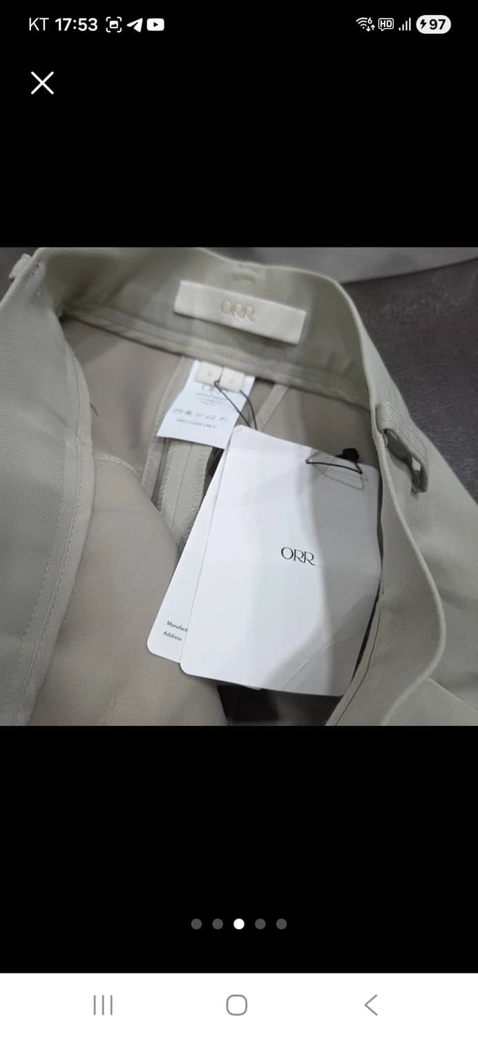 ORR 핀턱 슬렉스 새제품 상품이미지4