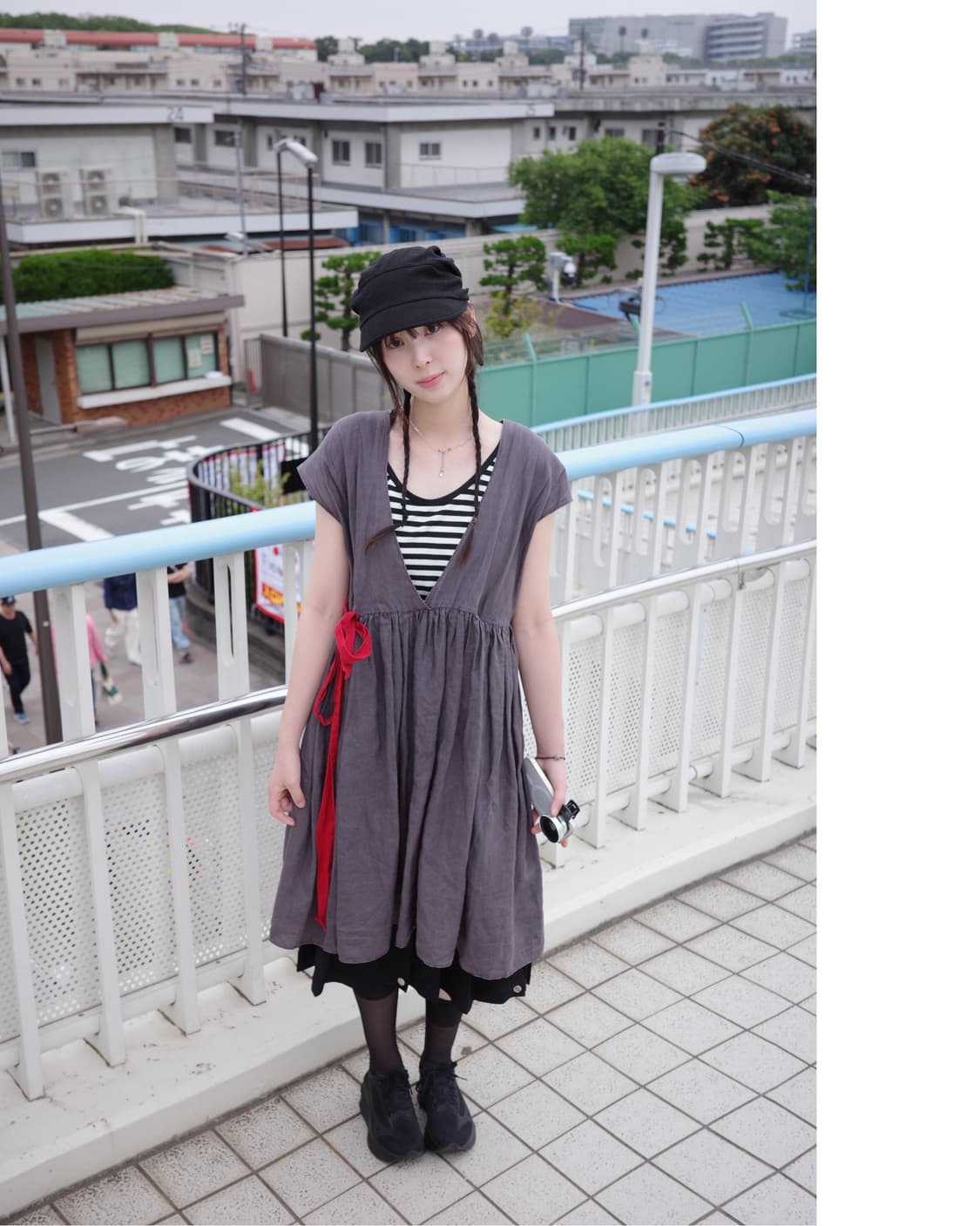 Natural ribborn one-piece 상품이미지5