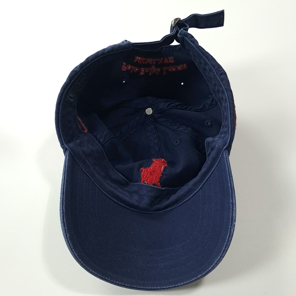 CK424 L 폴로 레드 빅포니 넘버3 다크네이비 볼캡 모자 상품이미지8