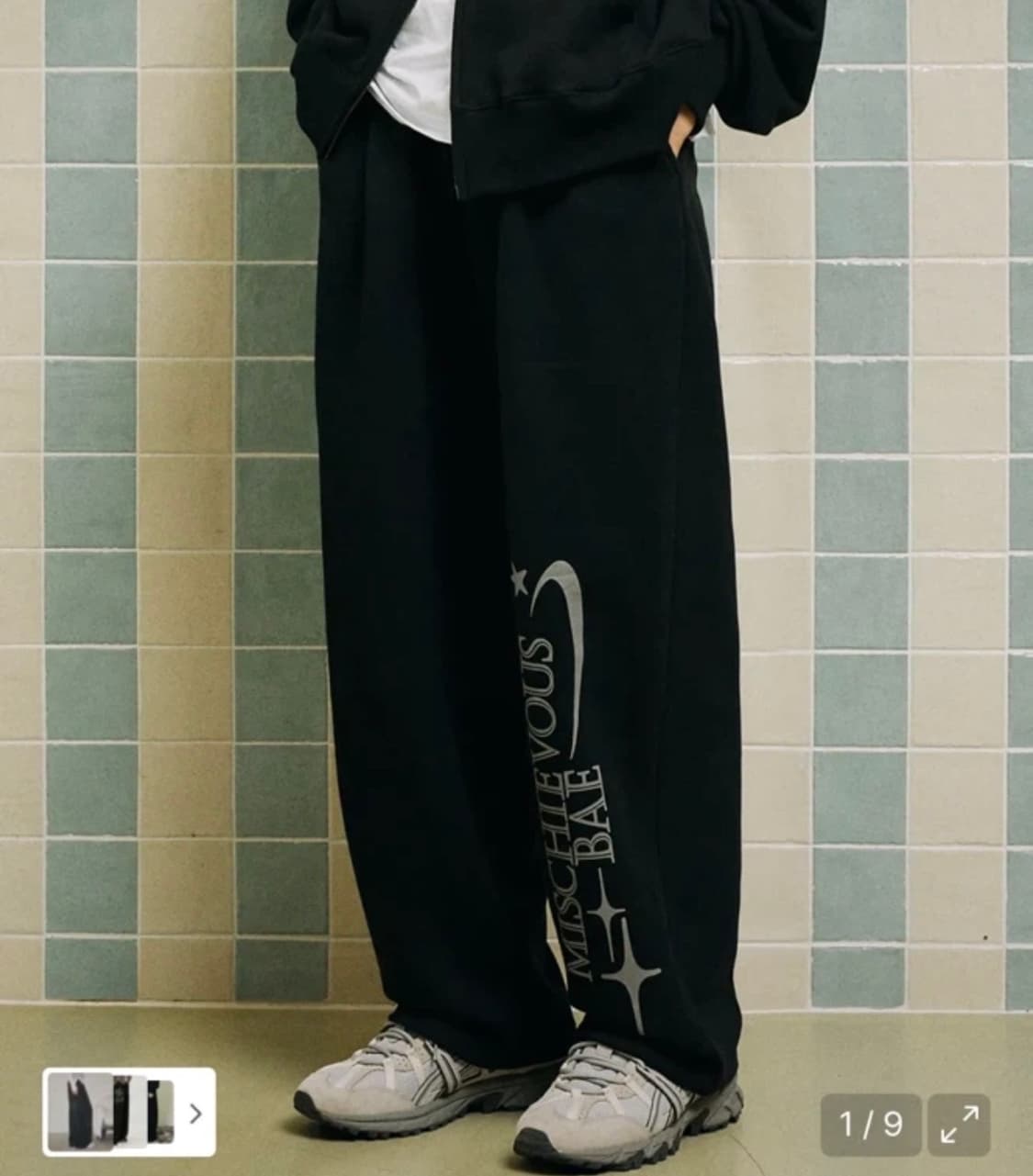 미스처버스 와이드 스웨트팬츠 상품이미지1