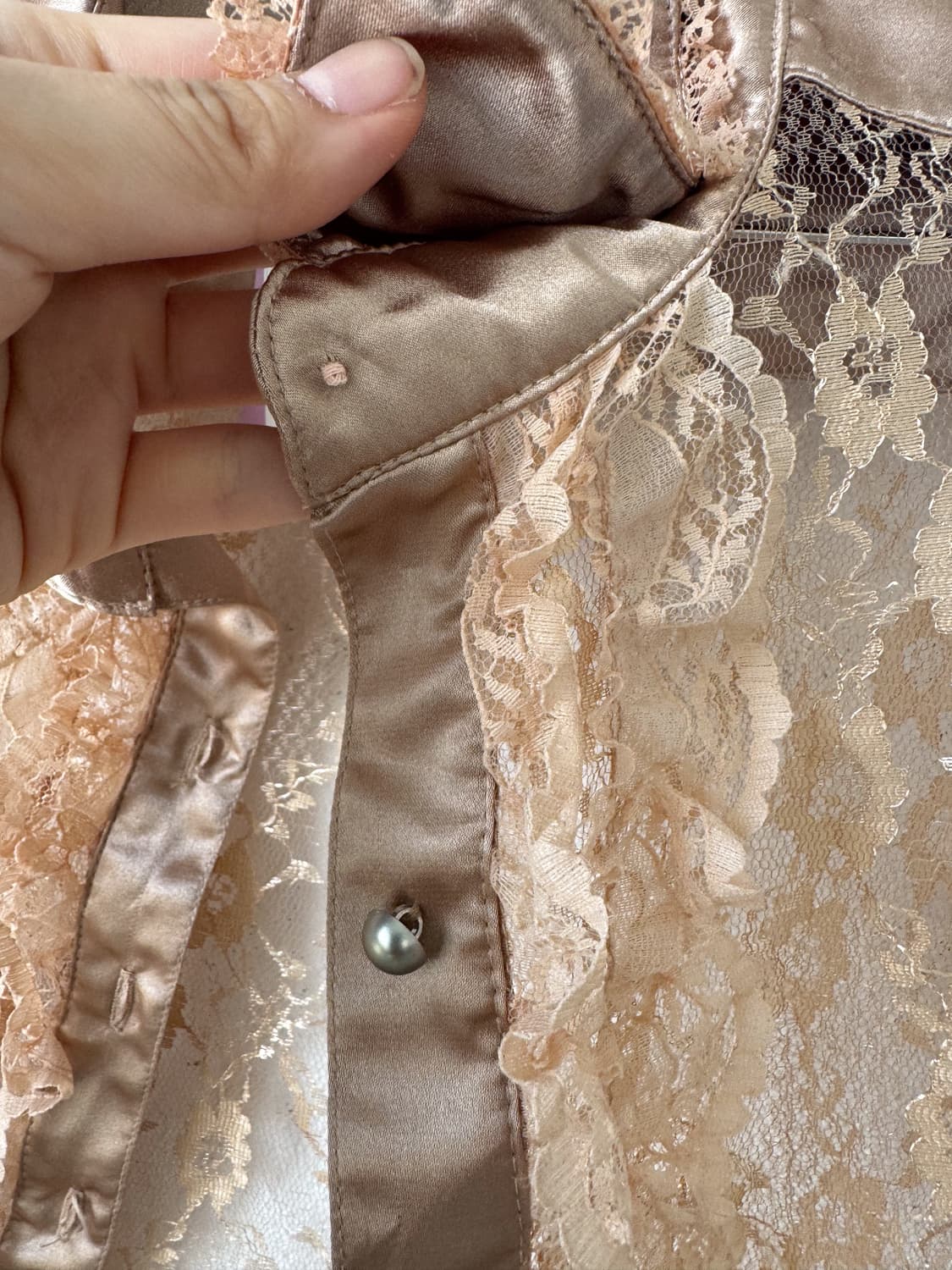 Lace see through shirt 상품이미지6