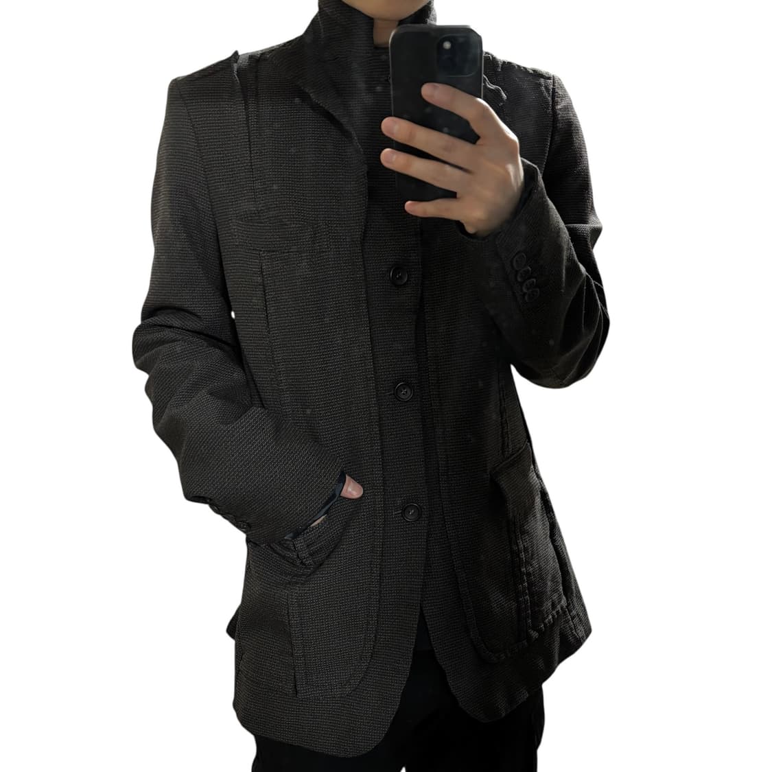 [M] 꼼데가르송 옴므 듀스 18AW 레이어 디테일 재킷 상품이미지7