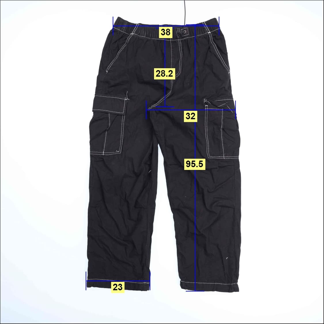 S 자라 스티치 와이드팬츠 0210H2 상품이미지8