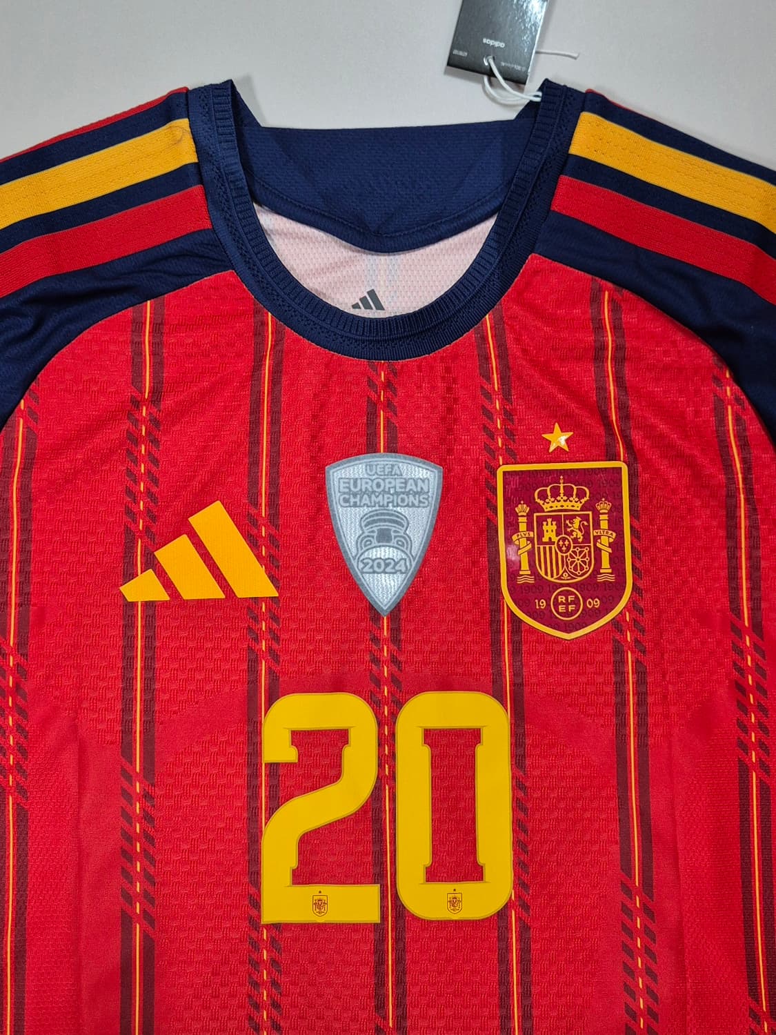 26-28 스페인 국가대표 월드컵 홈킷 페드리 유니폼 L 상품이미지4