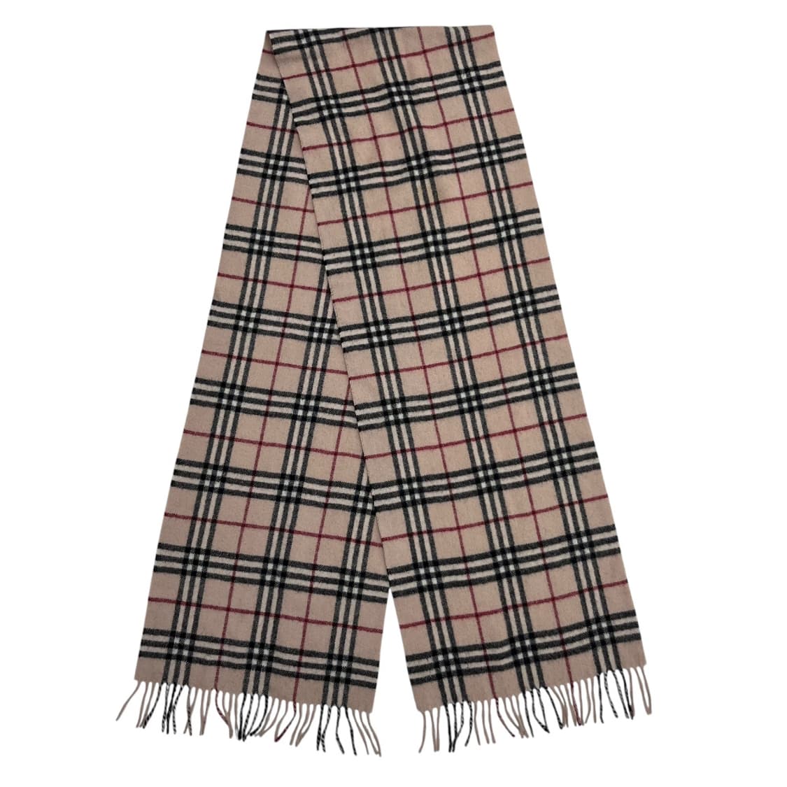 버버리 연베이지 노바체크 램스울 머플러 상품이미지4