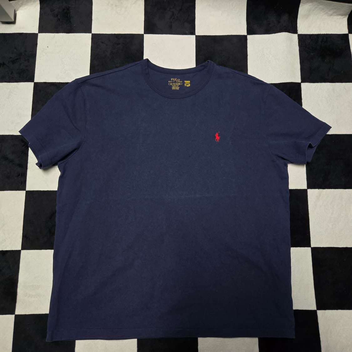 XXL 폴로랄프로렌 클래식 헤비웨이트 반팔티셔츠 네이비 상품이미지1