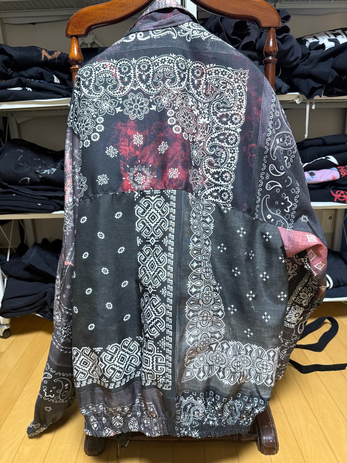 네이버후드 페이즐리 자켓 블랙 상품이미지2