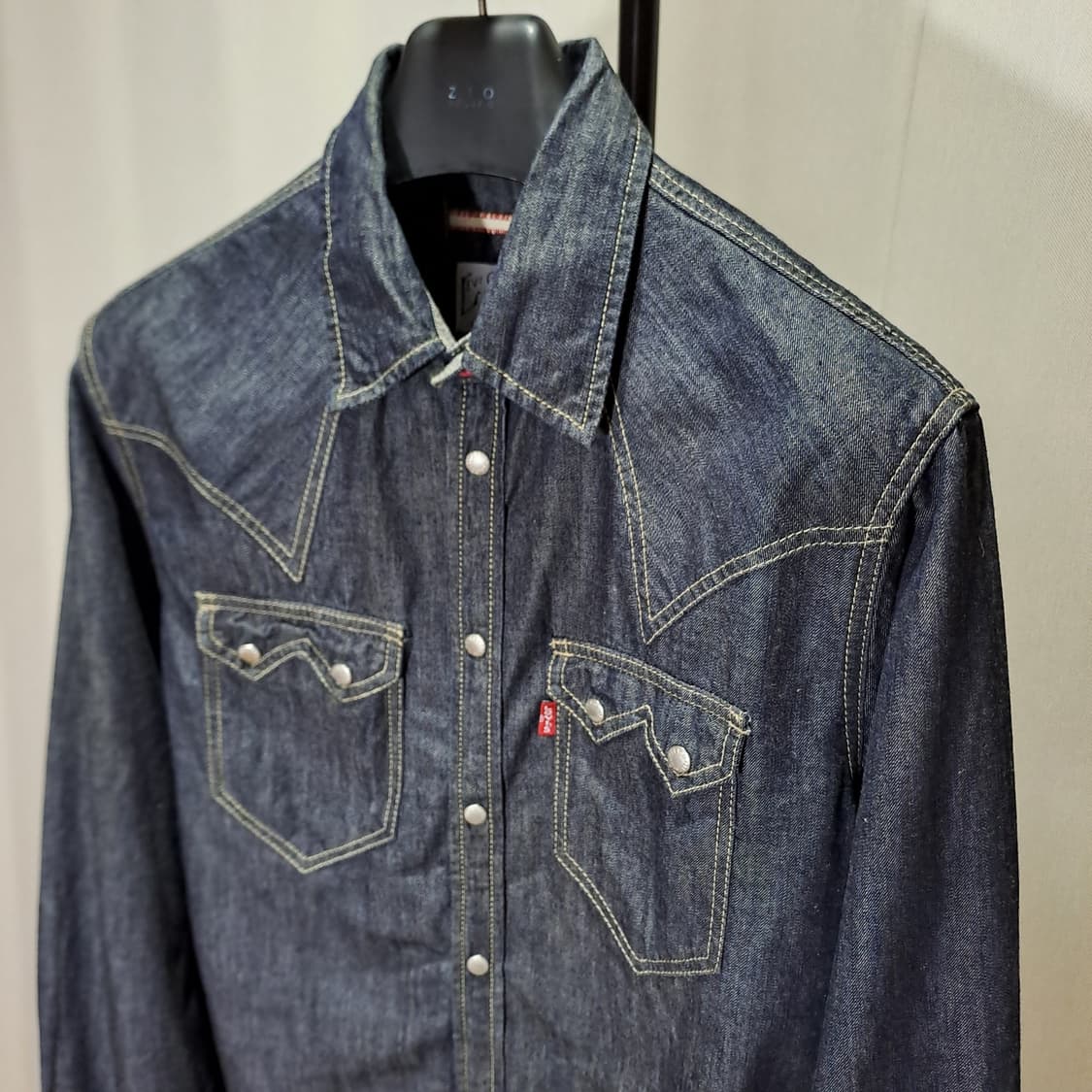 (택포) 리바이스 스트라우스 웨스턴 데님셔츠 100 B587 상품이미지4