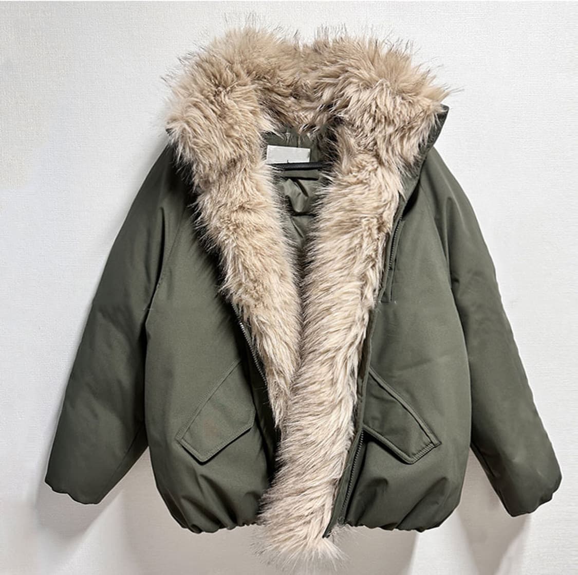 빈티지 퍼 라이닝 항공 점퍼 자켓 상품이미지4