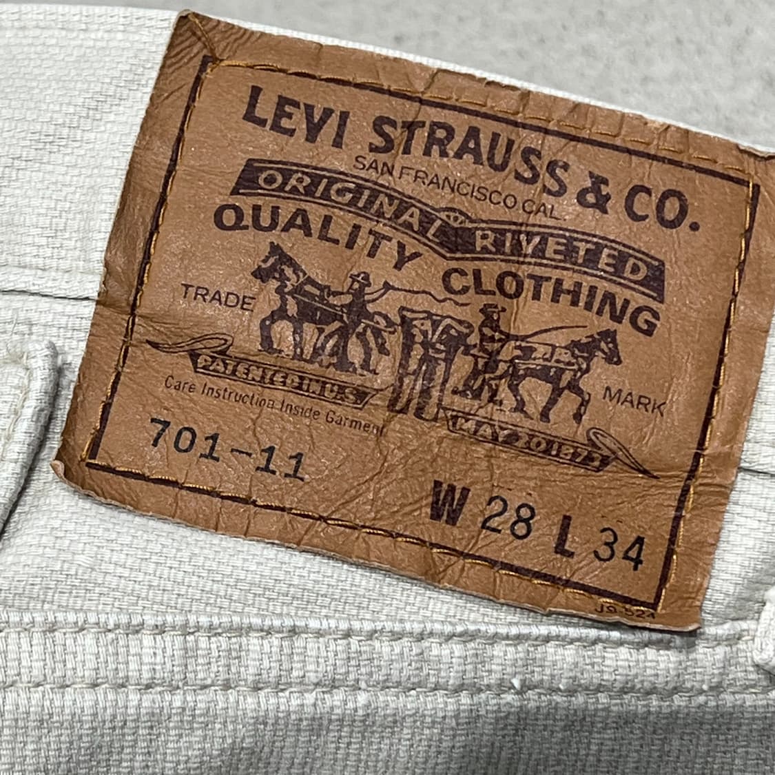 리바이스 화이트탭 재팬 빅E 화이트팬츠 s10110 상품이미지7