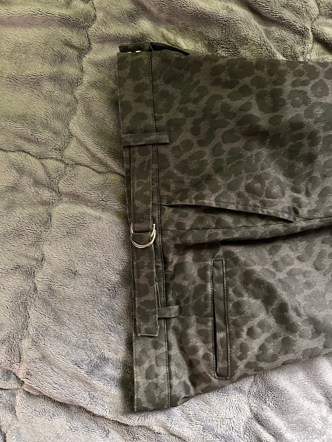 윤세 와이드 레오파드 팬츠 상품이미지4