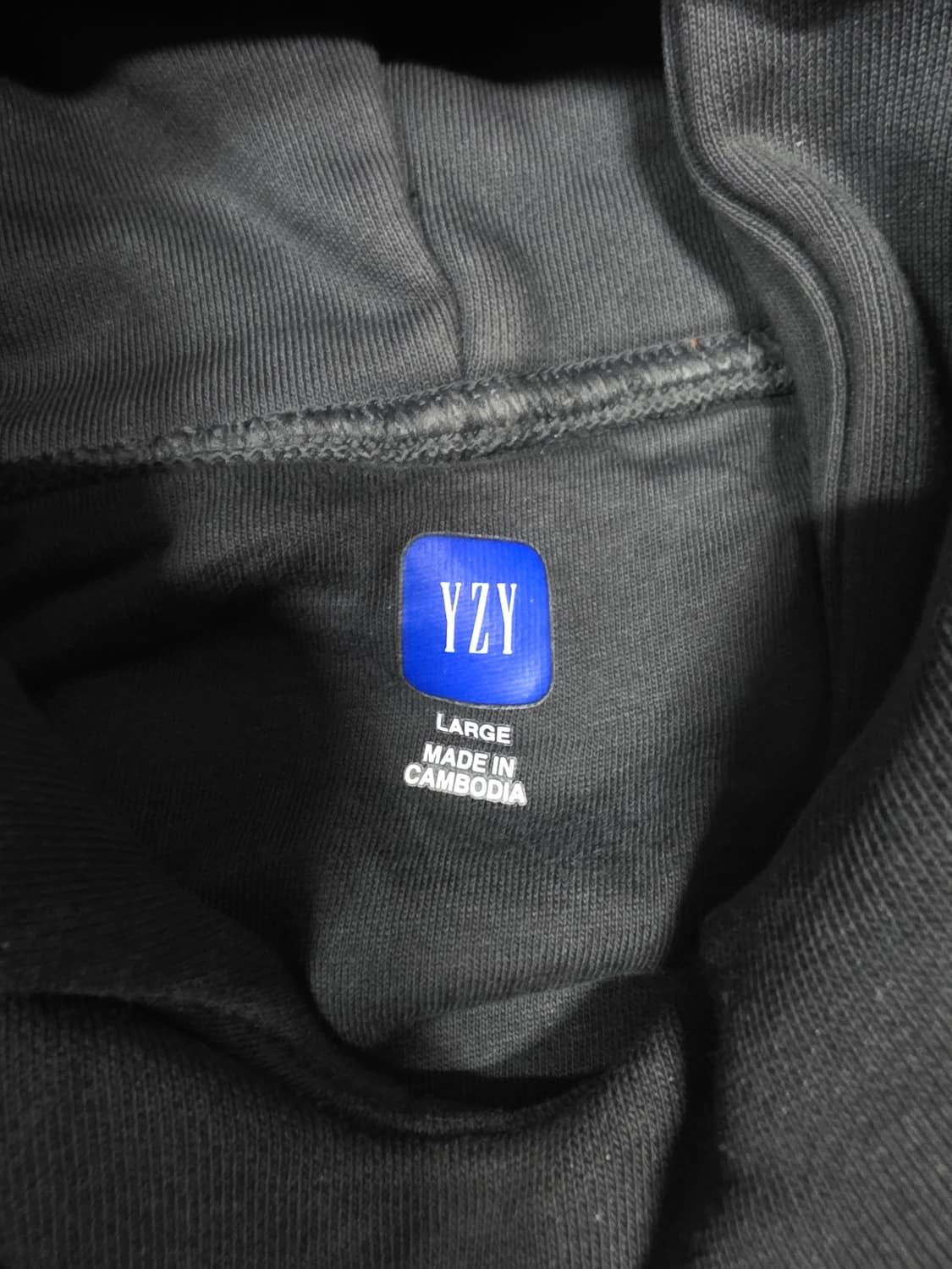 이지 갭 엔지니어드 바이 발렌시아가 도브 후드 블랙 L사이즈 상품이미지4