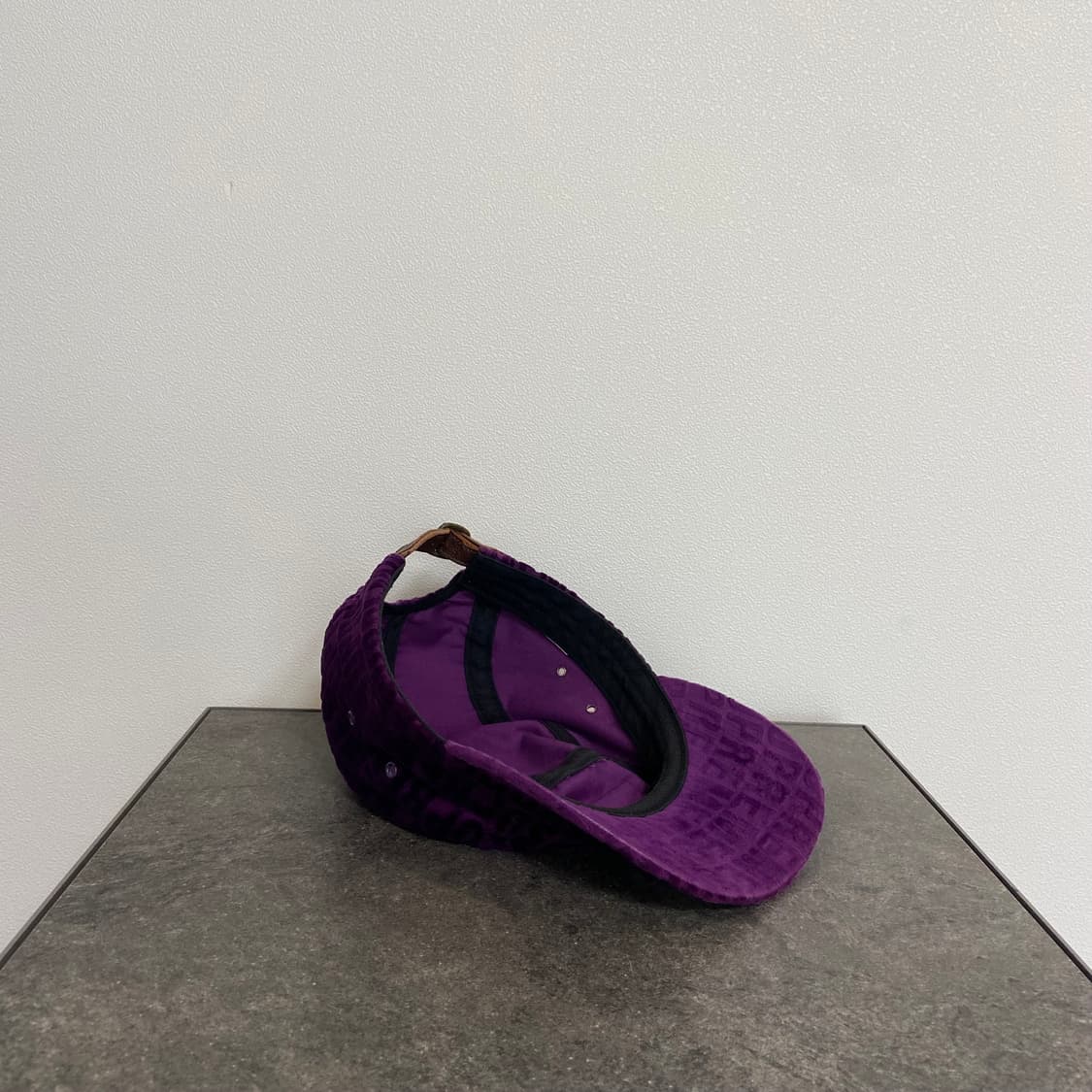 슈프림 자카드 로고 퍼플 박스로고 캠프캡 모자 상품이미지7