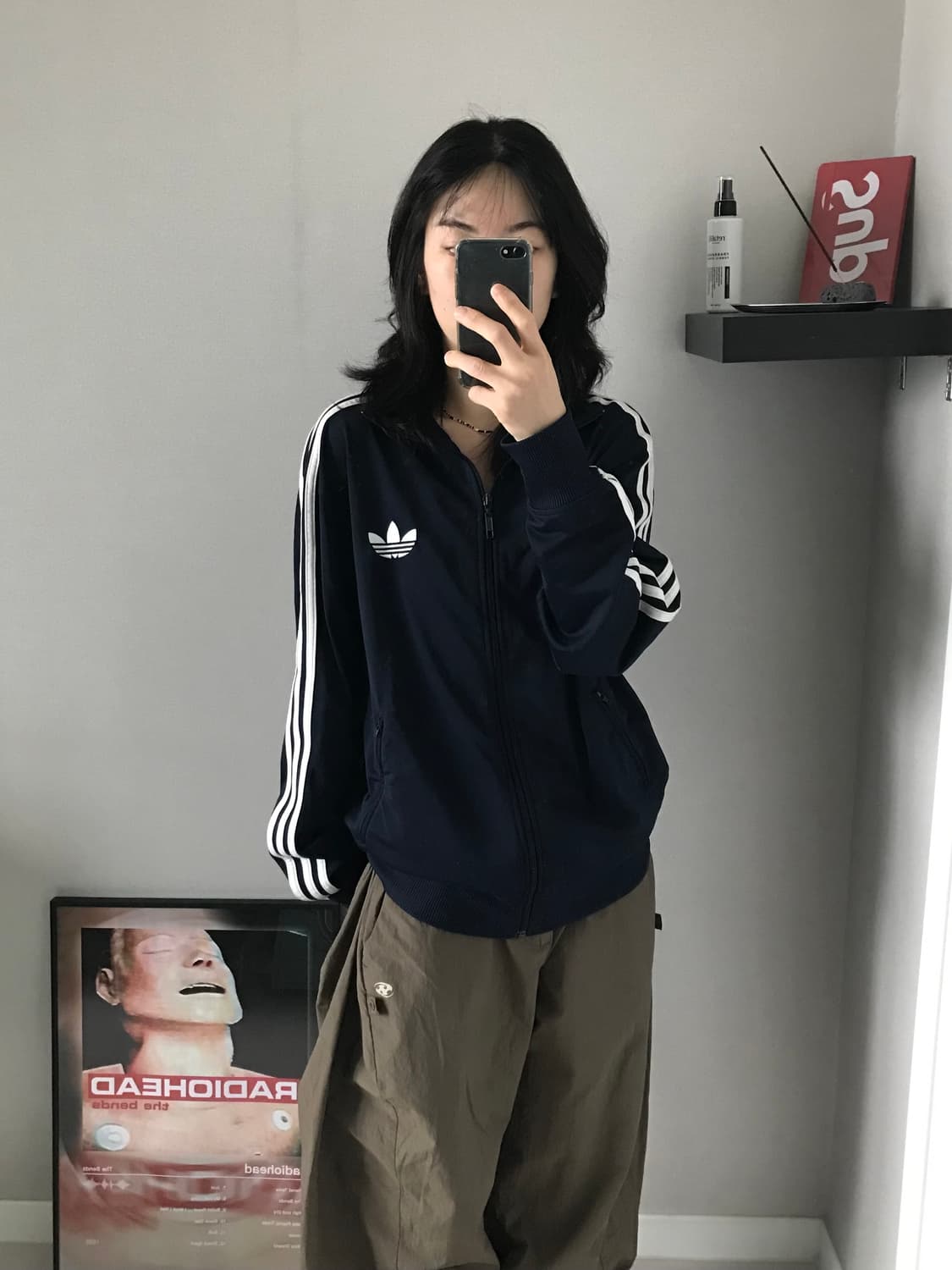 아디다스 파이어버드 네이비 트랙탑 져지 상품이미지3