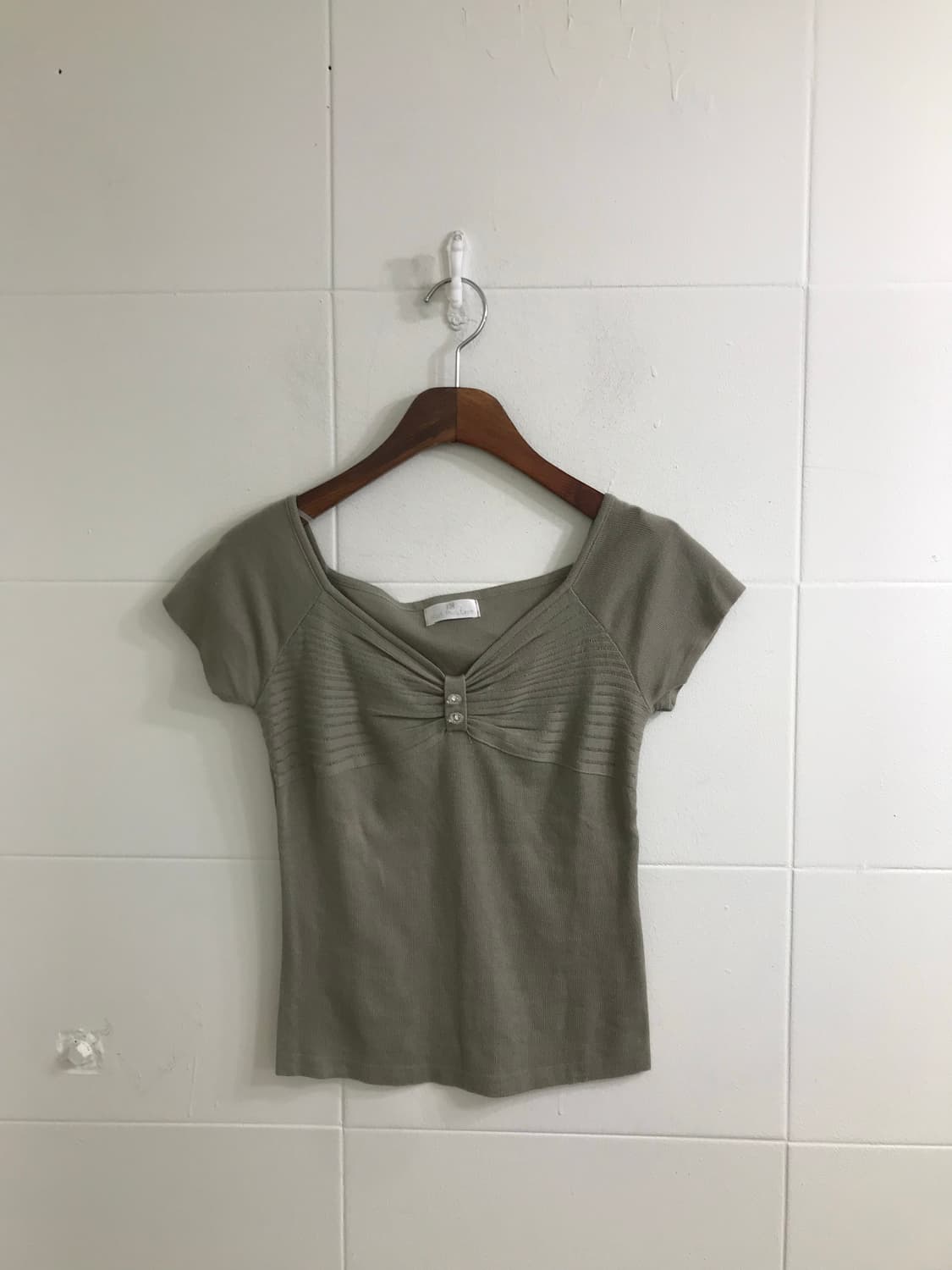 아베크롬비 울프죠 패딩 모리걸 카키 코디세트 상품이미지7