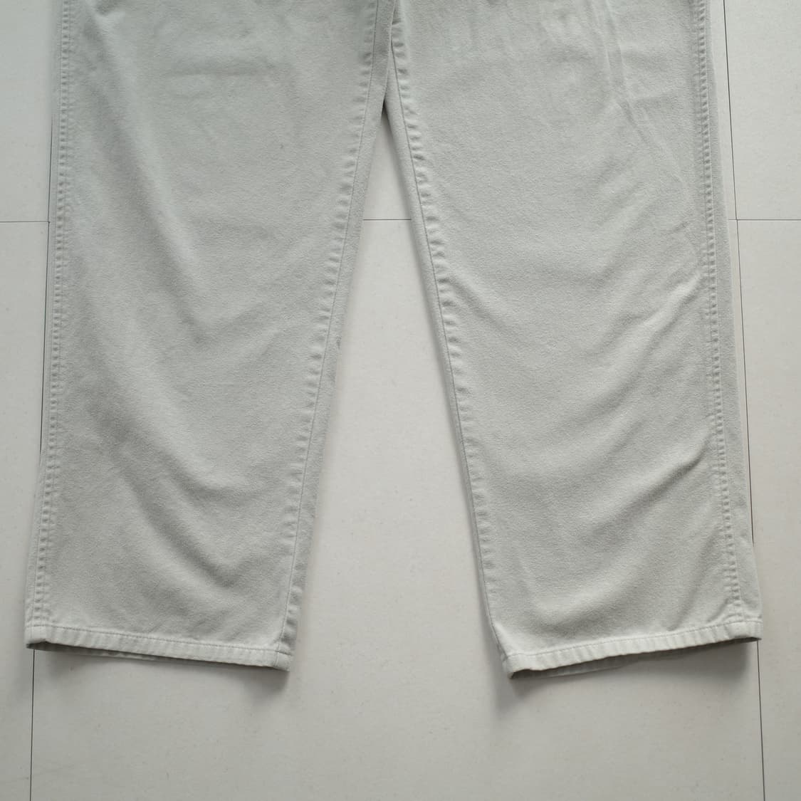 90s 폴로 랄프로렌 어센틱 플란넬 투턱 면 치노 팬츠 W36xL32 상품이미지4