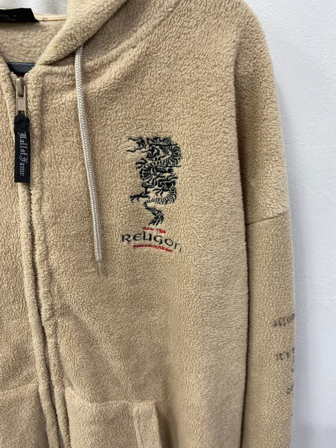 [HALL OF FAME] 오리엔탈 드래곤 펑크 후드집업 상품이미지6