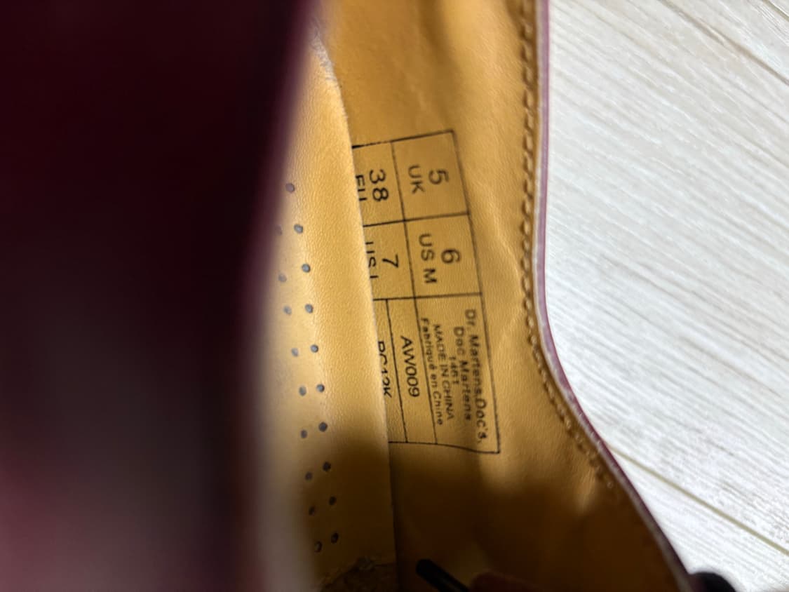 닥터마틴 1461 3홀 체리레드 240 상품이미지7